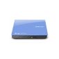 Samsung SE-208AB / TSLS external 8x DVD burner (6x DVD ± R, USB 2.0) incl. Nero software blue (accessory)
