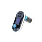 VicTsing® Wireless In-Car MP3 Player Bluetooth FM Transmitter Car Kit with microphone, speakerphone and dual USB charger 5V / 2.1A output, Micro SD / TF card reader slot and AUX in for all Bluetooth mobile phone (iPhone 4, 4S, 5, 5S, Samsung Galaxy S3 S4 S5 Note 2 3 Sony Xperia Z1 L39H Z L36h Z2 HTC One X One M7 M8) Silver (Electronics)