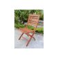 2x folding chair CAPO eucalyptus hardwood (garden products)