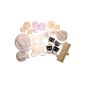35-part sugar craft ejector cutters Cake decorating kit with Teddy Bears Clowns Snowmen of Kurtzy TM (household goods)