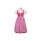 Midi Dirndl Katharina 2 pcs.  Pink - dress brands of Lekra with apron (Textiles)