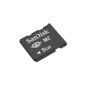SanDisk Memory Stick Micro M2 8GB (optional)