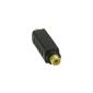InLine S-VHS adapter active, 4pin mini DIN connector to RCA female, gold-plated terminals (Electronic)