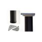 1 piece table legs table strut leg table temple cupboard 710mm many colors (Black)