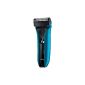Brown Waterflex WF2s Wet & Dry Shaver (flexible shaving head), blue (Health and Beauty)