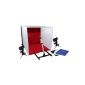 Professional photo tent Fotobox Photo Studio 2x50W lamp, 4 backgrounds, camera stand 60x60x60cm in the set.  From e-port24® (Electronics)