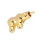 Audioquest RCA Adapter Splitter male to 2 females (Electronics)