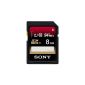 Sony SF8UX Class10 8GB SDHC Memory Card with UHS interface (accessory)