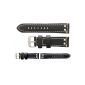 Astroavia 4LS2S Watch strap 22mm black real leather (Watch)