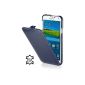 UltraSlim Pouch StilGut genuine leather Samsung Galaxy S5, navy blue (Electronics)