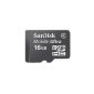 SanDisk Ultra Micro SDHC 16GB Class 4 memory card (accessories)
