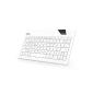 【Optimized for Tablets】 Inateck Wireless Bluetooth keyboard / keyboard in ultra slim design [only 0.17in / 4.2mm] | Compatible Windows XP / Vista / 7/8 / Mac OS X | Notebook / Laptop / Netbook / Macbook / Tablets / Android / Smart Phones / PC | Apple iPad / Samsung Galaxy Tab2 / Galaxy Note | White (Electronics)