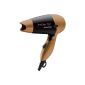 Sencor SHD 6400B Hairdryer trip with folding handle - 850W - air nozzle - fresh air button - Brown (Health and Beauty)