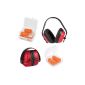 Hearing protection, soundproofing, Ironing earmuffs, disposable ear plugs, ear protection, earplugs cord (Misc.)