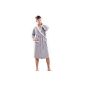 Men noble bathrobe / robe / sauna jacket 100% cotton (textiles)