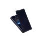 Yayago YUBA 2621-W Premium Flip Style Leather Case for Sony Xperia J ST26i / ST26A black (Accessories)