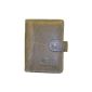 Riegel Wallet purse men's leather (gray)