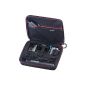 Smatree SmaCase G260sl Medium Large Case for GoPro HD GoPro® Hero4, 3+, 3, 2, 1 cameras and accessories (10.6 "X8.3" X2.8 ") - Carrying Case High density Excellent Cut EVA foam - Ideal for travel or Home Storage - Perfect protection for GoPro Camcorder - black cover with black foam interior (Suitable for 2 cameras) (Electronics)