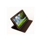 Cover with brown bycast Navitech flap leather, with adjustable positioning stand for the Asus EeePad Transformer TF101 10.1 inch Tablet PC Android 3.0 (Electronics)