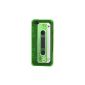 iProtect TPU Gel Case iPhone 5 / 5S Soft Case Retro Cassette Tape Green (Electronics)