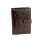 Bag Street - Bourse De Bolt Leather Wallet For Men (Brown) - Brown (Shoes)