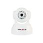 Wansview Camera IP Surveillance NCB-541W Wireless Microphone Night Vision Pan Tilt Support Phone remote monitoring White (Electronics)