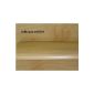 Floor cable channel 1m self-adhesive 40mm wide, color: light brown mottled