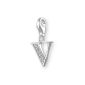 Melina Ladies Charm Letter V 925 sterling silver 1800914 (jewelry)