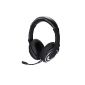 HUHD 2014 Premium New Stereo Wireless Dolby Digital Gaming Headset for PS4, PS3 and X360 Xbo, PC with a detachable noise-canceling Also for PS4, PS3, Xbox 360, PC Mic Black (Accessories)