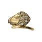 Pilgrim - 121242004 - Darling Heart - Woman Ring - Gold Metal - Crystal (Jewelry)