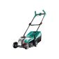 Bosch Rotak 32 LI cordless lawnmower High Power + battery and charger (36 V, 32 cm cutting width, up to 300 m² recommended grassy area, 31 l) (tool)