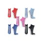 10 Pairs Women Men Leisure Short sock sneakers in multicolored sneaker style, Color: multicolored, size: 35-38 (Textiles)
