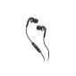 Skullcandy Fix S2FXFM-008 in-ear earphones with microphone black / chrome (Electronics)