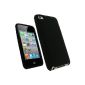 iGadgitz Silicone Protective Skin Cover Case Case Case Skin in Black for iPod Touch 4G 4th Generation 8gb, 32gb, 64gb + Screen Protector (Electronics)