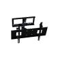 TecTake Universal TV Tilting Wall Mount / swivel for flat screens up to VESA 600x400mm 81 cm (32 inches) to 152 cm (60 inches) (Accessories)