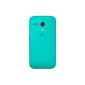 Motorola Color Clip-On Shell Hard Cover Case For Moto G Smartphone - Turquoise (Wireless Phone Accessory)