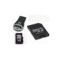 Komputerbay 16GB MicroSDHC Memory Card with USB 2.0 and SD reader adapter - Ultra High Speed ​​Class 6