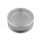 mumbi VDS smoke detectors RM200A tested in aluminum look / fire alarms / fire alarms in accordance with DIN EN 14604 (tool)