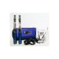 DUO box electronic cigarettes EGO T EC4 - Without nicotine or tobacco - Blue (Health and Beauty)
