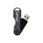 Lexar JumpDrive TwistTurn USB 2.0 64GB Black LJDTT64GABEU (Accessory)