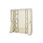 Songmics storage cabinet wardrobe Beige 175 x 150 x 45 cm RLG45M (Kitchen)