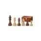 Philos 2183 - Chessmen Arthur, king height 65 mm, double weighted, in Figurenbox (Toys)