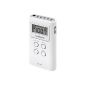 Sangean DT-120W Digital Pocket Radio (FM tuner, LCD) White (Electronics)