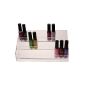 3-piece transparent plastic storage box nail polish Beauty exhibitors Stand Box Set by Kurtzy TM (Personal Care)