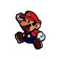 Super Mario Mario Bros Mario Comic Patch '' 8 cm x 6.5 '' - Crest Embroidered Patches printed Patches Iron-On Embroidery Patch Clothing Comique (Kitchen)