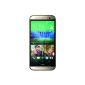 HTC One (M8) Smartphone (12.7 cm (5 inch) LCD display, quad-core, 2.3GHz, 2GB RAM, 5 megapixel camera, FM radio, Android 4.4.2) gold (Wireless Phone)