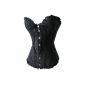 r-dessous black heart-shaped Gothic Corset Corsage Size: XXL (Personal Care)