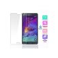 Voguecase® Premium Tempered Glass Screen Protector Ultra-High Quality Ultra Clear scratchproof Resistant Tempered Glass for Samsung Galaxy Note 4 ultra-resistant index 9H hardness High (Wireless Phone Accessory)