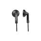 Panasonic RP-HV164E-K In-ear headphones (1.2 m cable length, 3.5 mm gold-plated miniplug, XBS acoustic system) black (accessories)