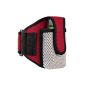 Gym Running Sport Armband Case Cover Holder for Red Zen iPod MP3 (Electronics)